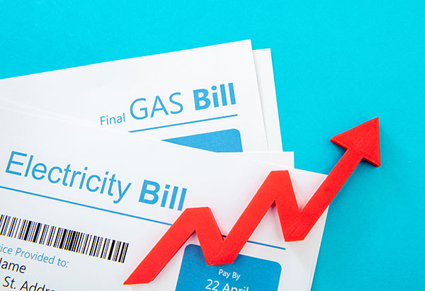 Energy bills have spiked despite regular use. 